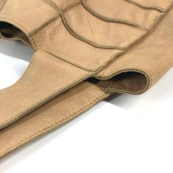 CHANEL vintage Chocolate bar Shoulder bag Tote Bag Shoulder Bag Leather Beige - Picture 7 of 15